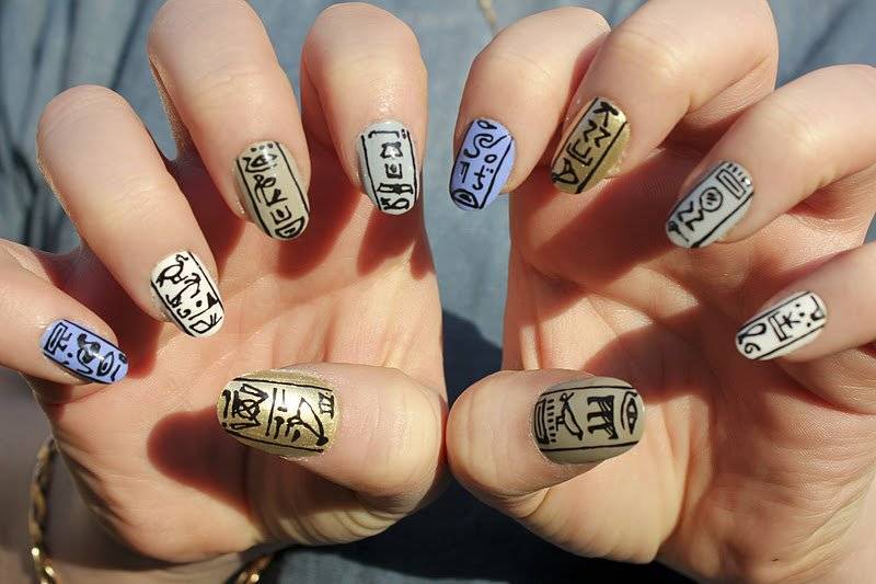 Иероглифы на ногтях: значение символов, как нарисовать в домашних условиях