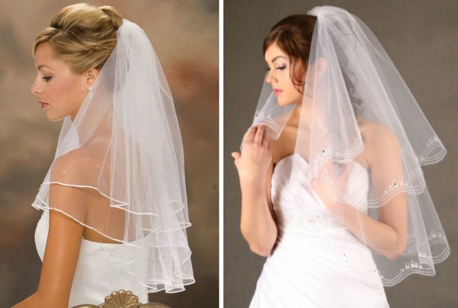 Свадебные прически с фатой: 14 модных идей для невесты 2019-2020