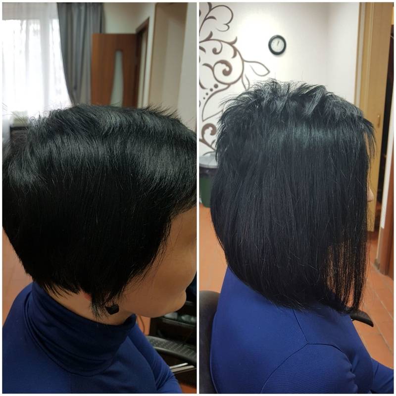 Наращивание волос на короткие волосы: стоит ли надеяться на удлинение очень короткой стрижки, можно ли сделать при минимальной длине ленточный или капсульный метод