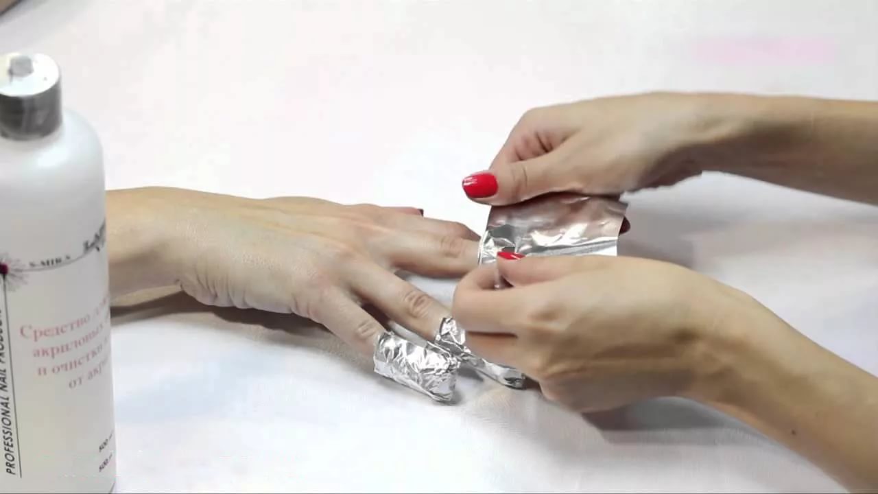 Как правильно снимать нарощенные ногти - сайт о ногтях
