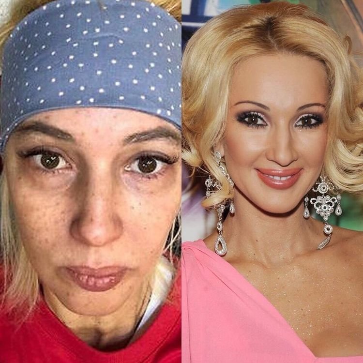 Как выглядят актеры без макияжа - фото до и после: российские, зарубежные