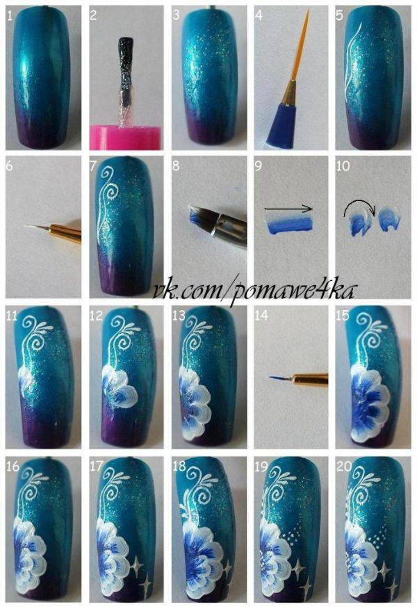 Акриловая краска для ногтей как пользоваться пошагово. акриловые краски для дизайна ногтей
