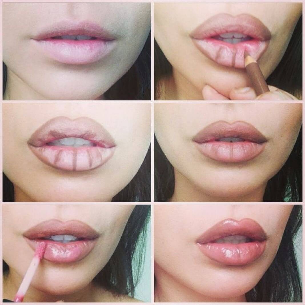 Как увеличить губы визуально, чтобы они казались пухлыми: 14 способов