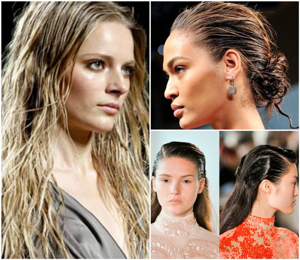 Эффект мокрых волос на короткие, средние волосы, на длинных волосах. как сделать эффект мокрых волос в домашних условиях? средства для эффекта мокрых волос