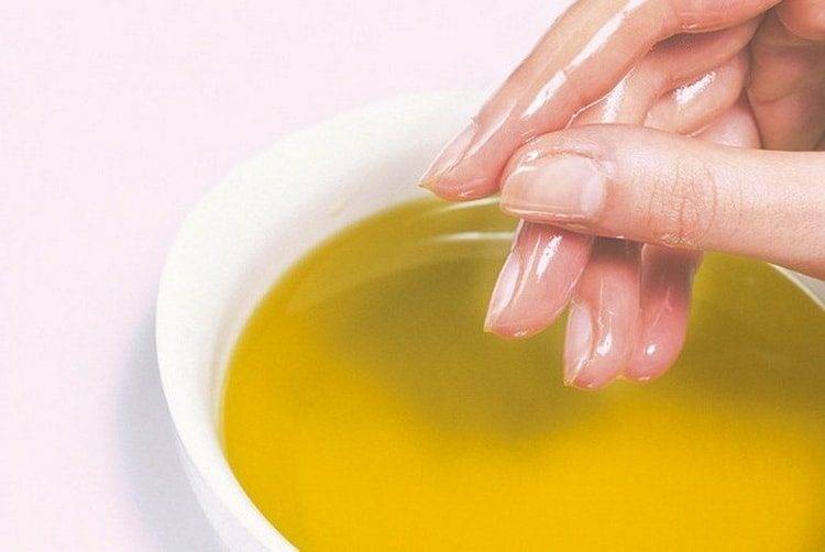 Оливковое масло для ногтей: мазь, ванночки, маски с уксусом, лимоном и пр