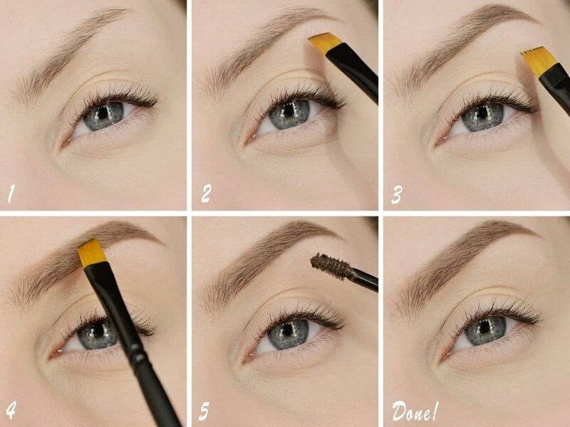 Как правильно красить брови карандашом - пошаговая инструкция поэтапно с фото | top100beauty