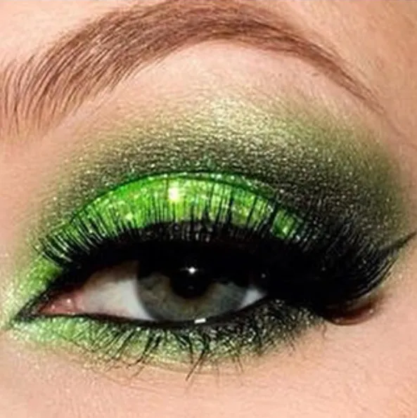 Как сделать макияж в зеленых тонах для зеленых глаз
