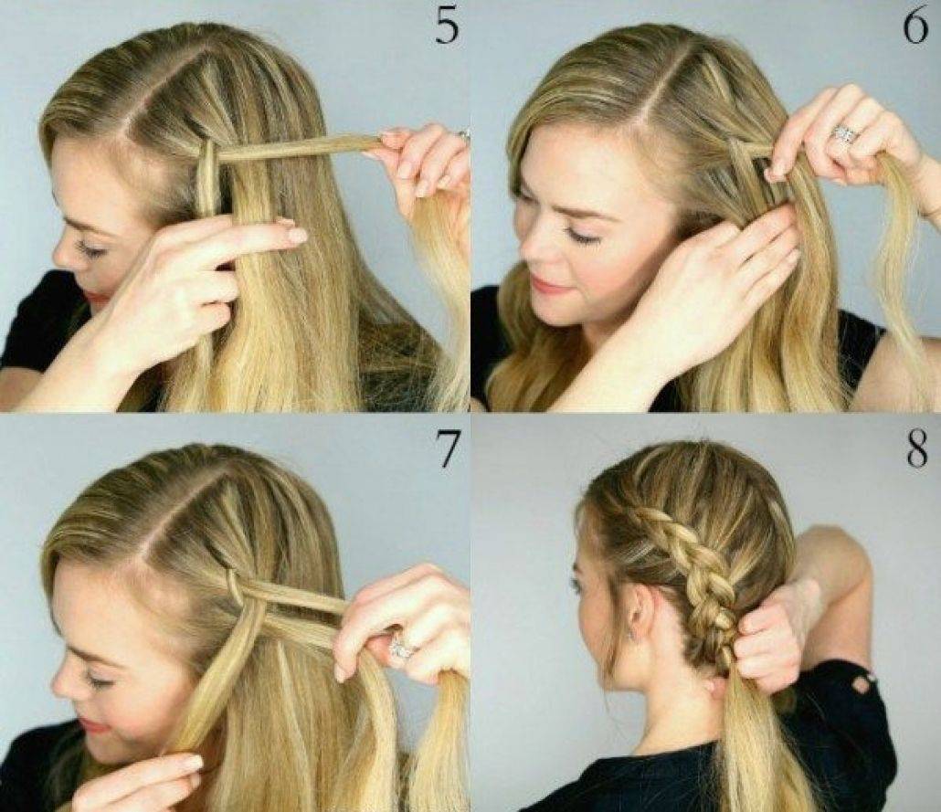 Прическа французская коса — как плести косу самой себе, фото и видео урок для начинающих