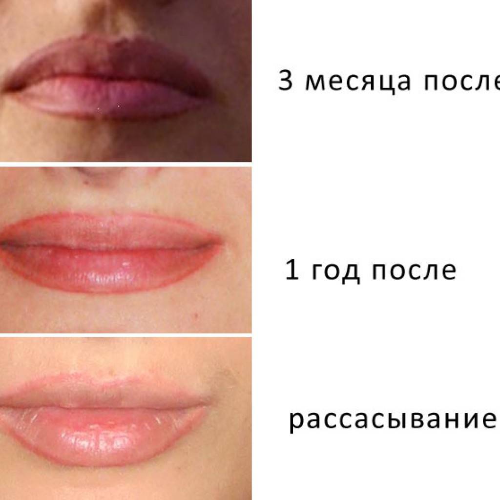 Татуаж губ – виды, фото до и после, отзывы, советы