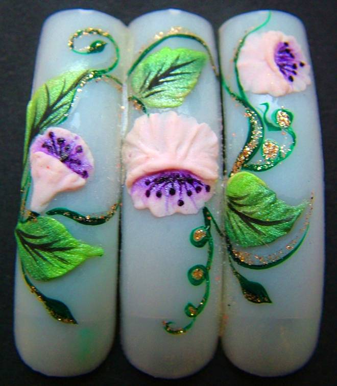 Роспись на ногтях: материалы, пошаговые инструкции, идеи дизайнов • журнал nails