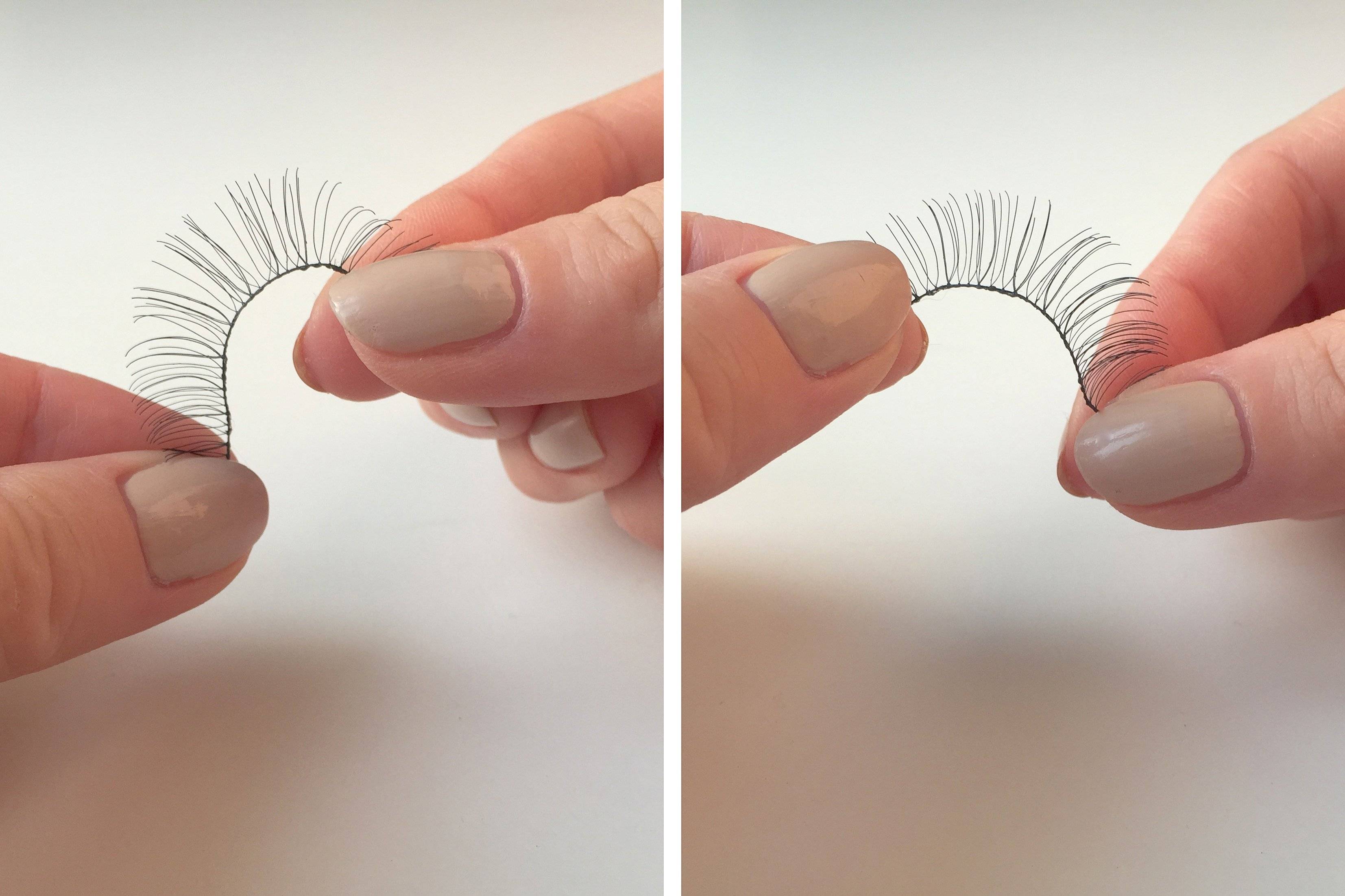 Как сделать накладные ресницы с волос