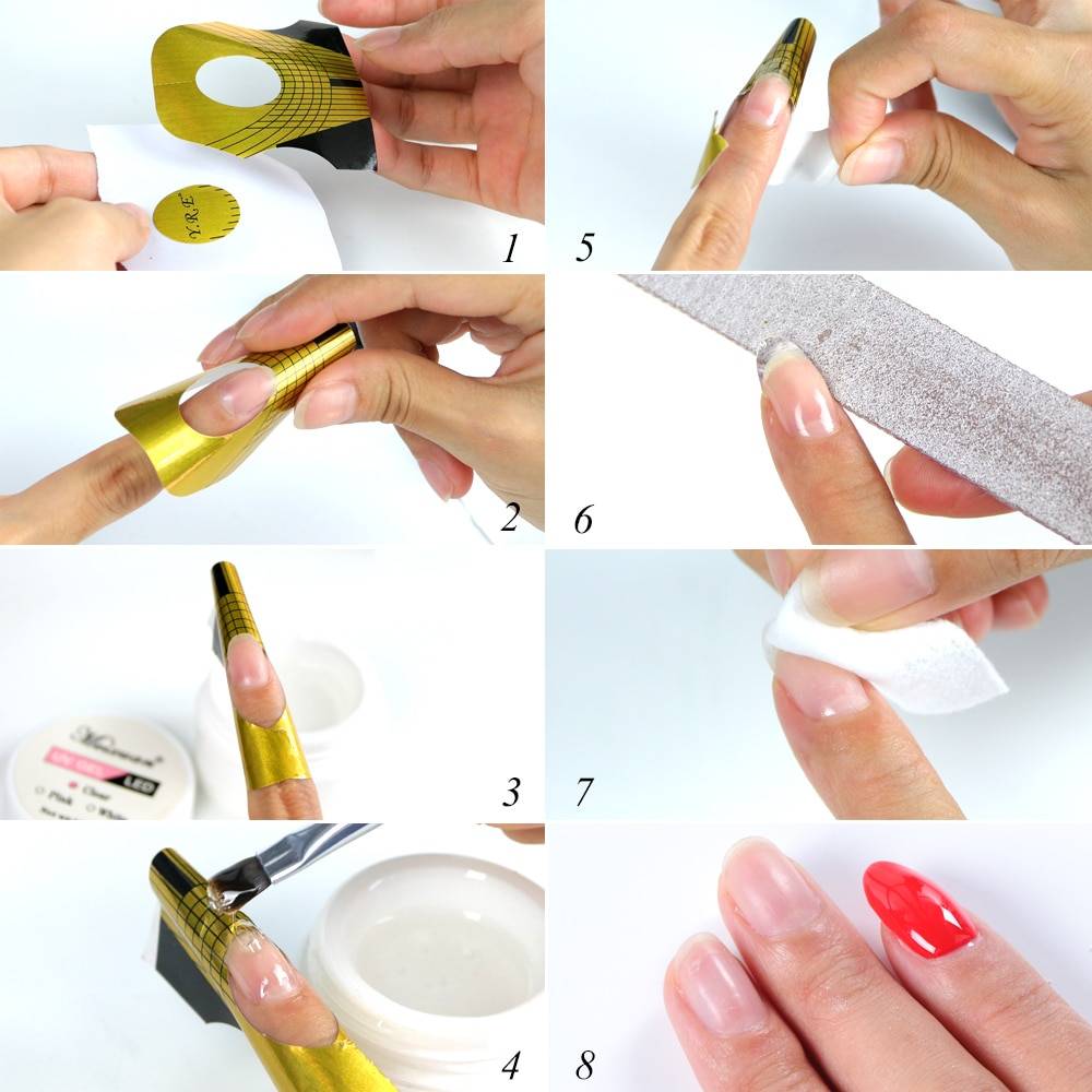 Инструкция наращивания ногтей гелем для начинающих