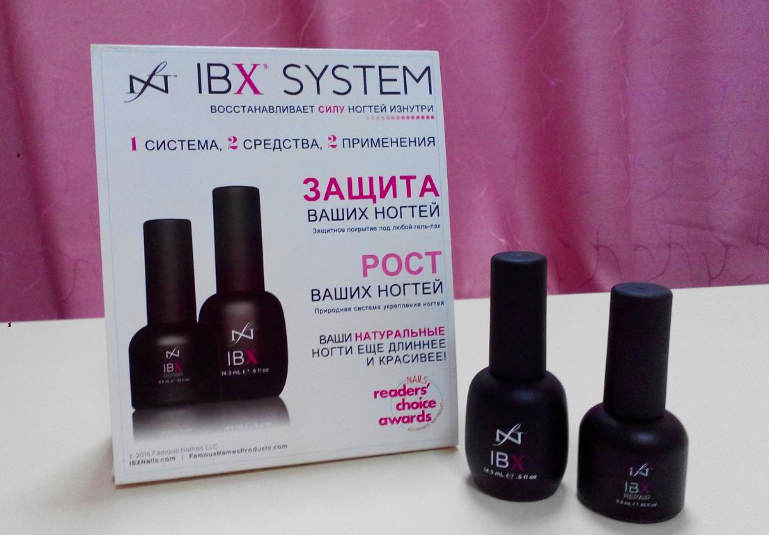 Революционная система для укрепления и восстановления ногтей ibx system