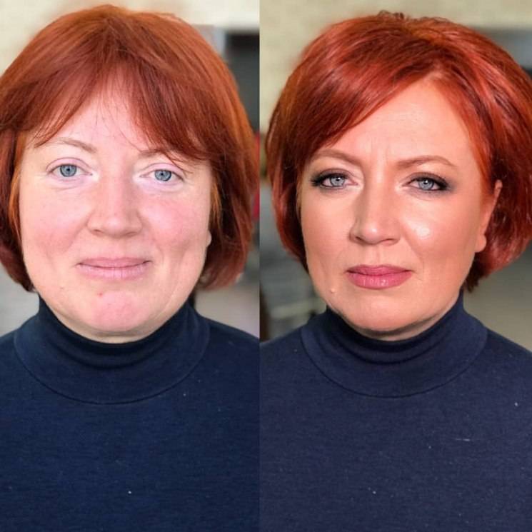 Вечерний макияж для женщины после 40 лет - фото