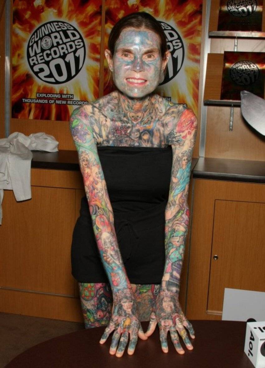 Самая татуированная женщина в мире | fresher - лучшее из рунета за день