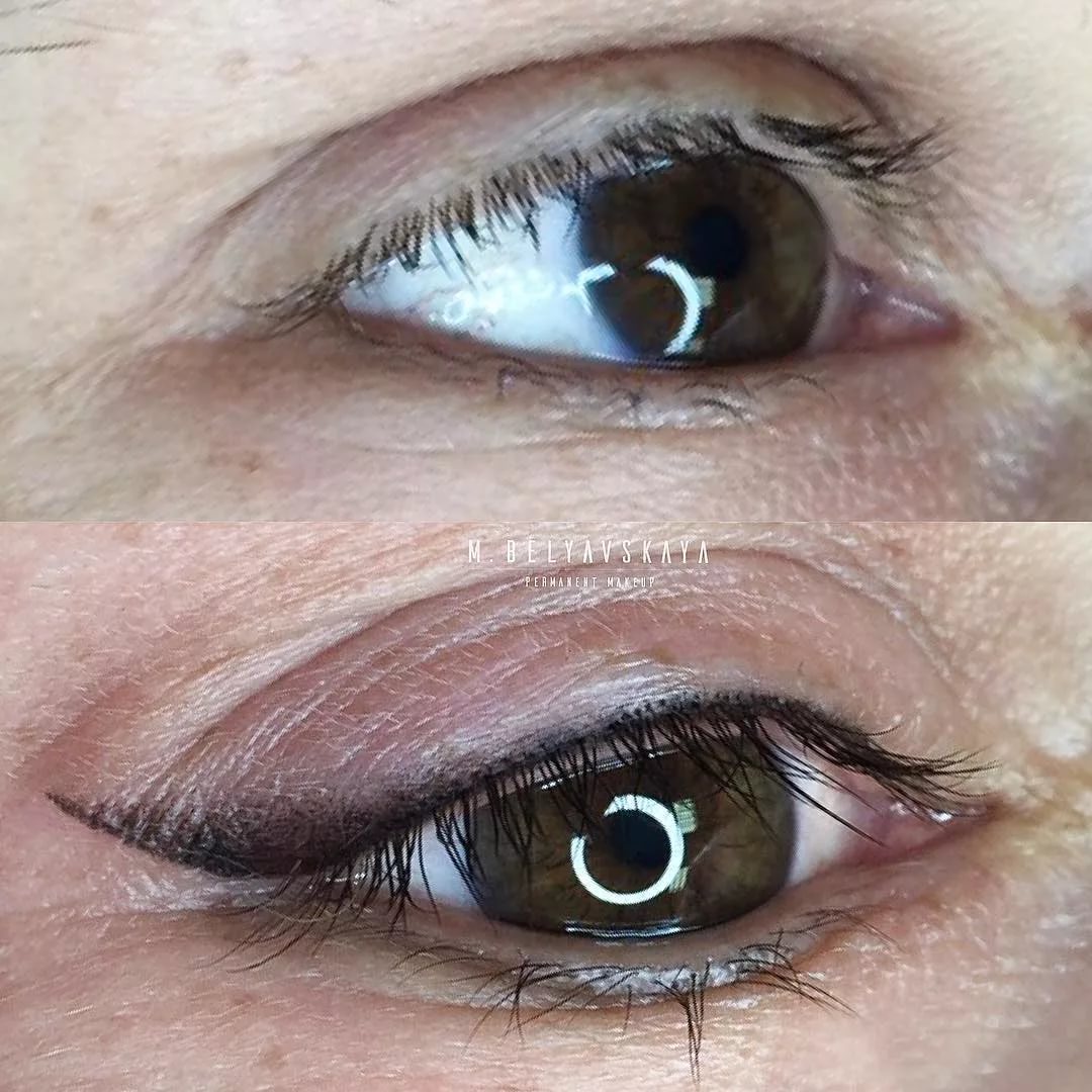 Татуаж стрелок на глазах: до и после (фото), стоит ли делать, рекомендации врачей